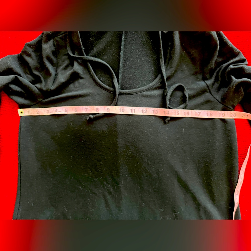 Lightweight Pullover Black Hoodie